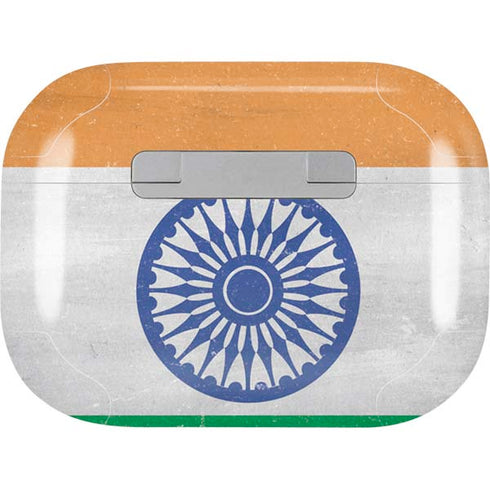 India Flag Distressed AirPods Skins